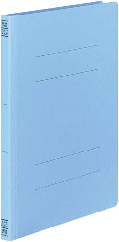 フラットファイルＶ樹脂とじ具　Ａ４縦　鮮青１０冊画像