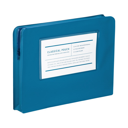 Ａ４ケース＜クラシカルポーチ＞ブルー画像