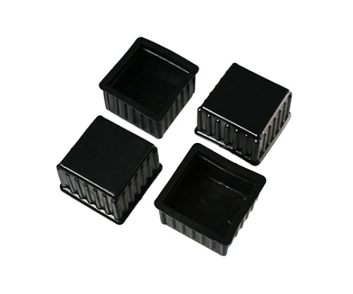 脚キャップ 44mm角×27mm 黒 1パック（4個入）画像
