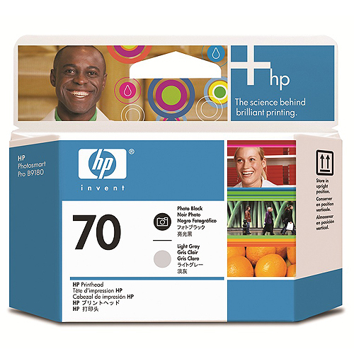 HP70 ﾌﾟﾘﾝﾄﾍｯﾄﾞ ﾌｫﾄﾌﾞﾗｯｸ/ﾗｲﾄｸﾞﾚｰ C9407A 1個画像