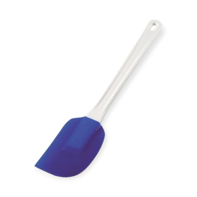 調理道具 PC柄耐熱シリコンスクレーパー 400mm(大) 青画像