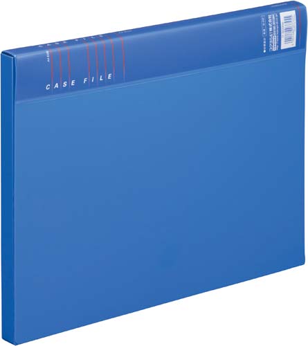 ケースファイルＰＰシート　Ａ４縦　青　１０冊画像