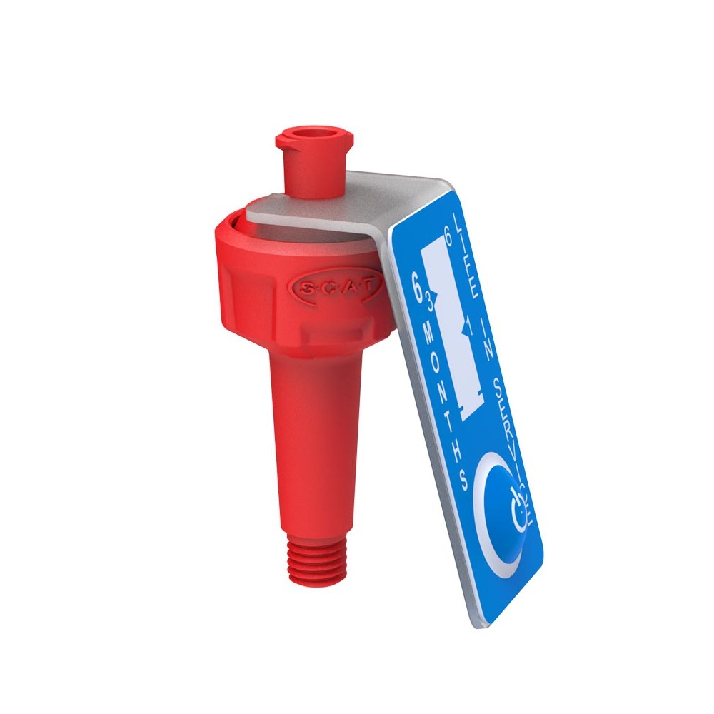 安全キャップ　交換用フィルター付きエアバルブ　1個入