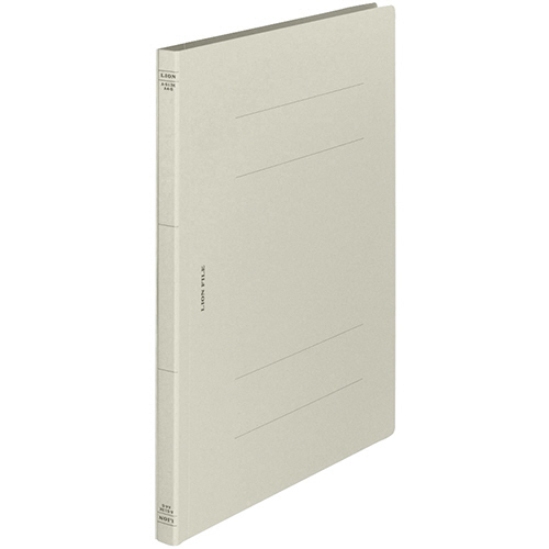 ﾌﾗｯﾄﾌｧｲﾙ(環境) 樹脂押え具 A4ﾀﾃ 150枚収容 背幅18mm ｸﾞﾚｰ 1ｾｯﾄ(10冊)画像