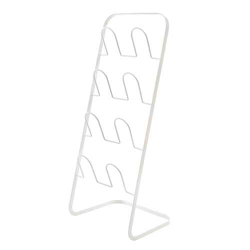 スリッパラック　フレーモ　4足　アイボリー　ホワイト画像