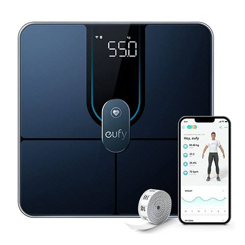 eufy(ﾕｰﾌｨ) 体重･体組成計 Smart Scale P2 Pro ﾌﾞﾗｯｸ 1台画像