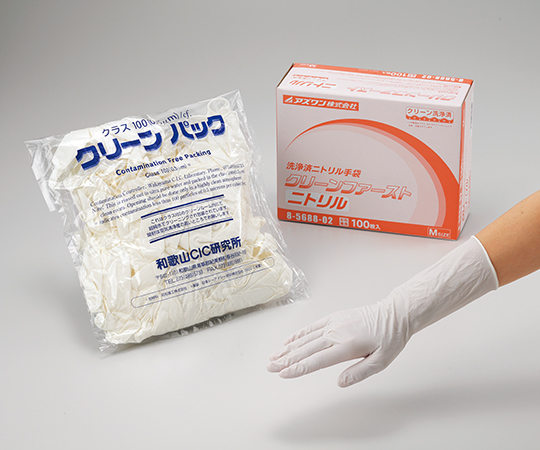 クリーンファースト　ニトリル（パウダーフリー）　クリーンパック　L　100枚入画像