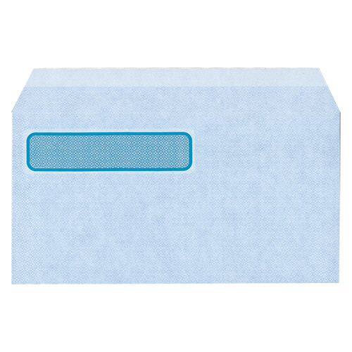 窓付封筒(給与明細書B/C用) 218×113mm ﾃｰﾌﾟ付 1箱(500枚)画像