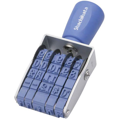 エルゴグリップ　回転ゴム印　欧文日付２号　明朝体画像