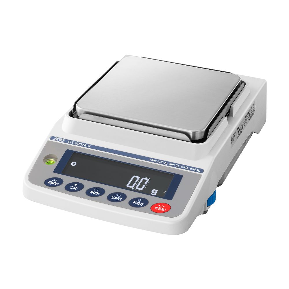 検定付き校正用分銅内蔵型天びん GX-A-Kシリーズ  ひょう量:6200g 最小表示:1g画像