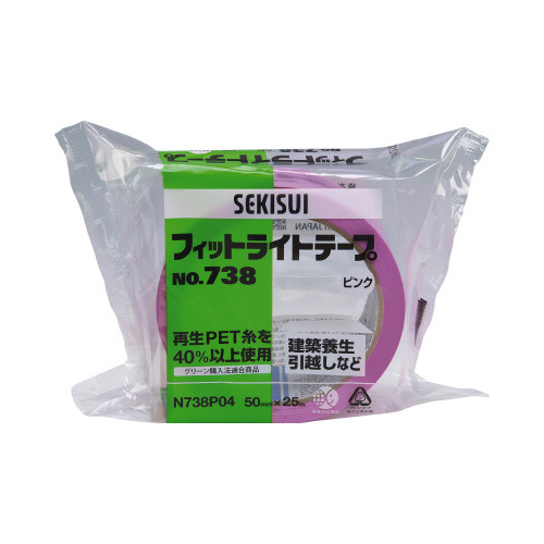 フィットライトテープＮｏ．７３８　ピンク　５巻画像