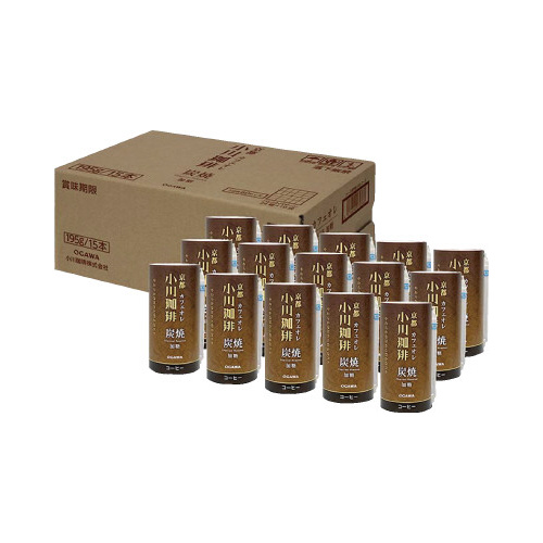 京都　小川珈琲　炭焼珈琲　カフェオレ　加糖×１５本画像