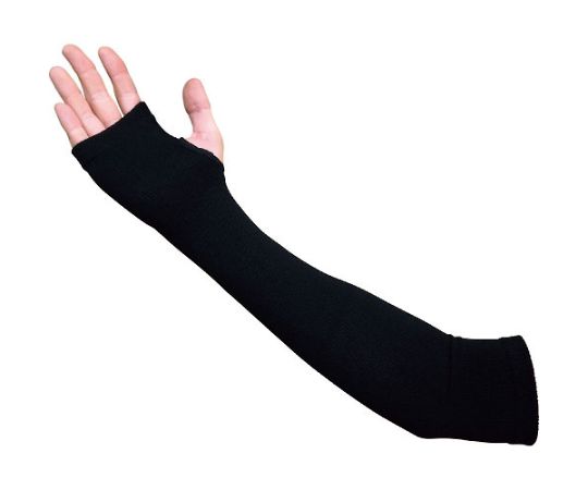 女性用アームカバー　エアリー　ブラック画像