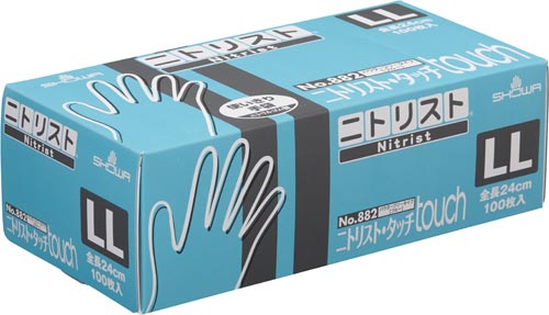 ニトリスト・タッチ　ブルー　ＬＬ　２０箱画像