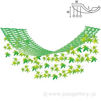 楓リーフプリーツハンガー画像