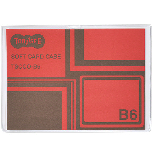 ｿﾌﾄｶｰﾄﾞｹｰｽ B6 透明 再生ｵﾚﾌｨﾝ製 1枚画像