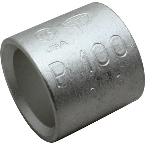 ﾆﾁﾌ 裸圧着ｽﾘｰﾌﾞ P形 1ﾊﾟｯｸ(50個)画像