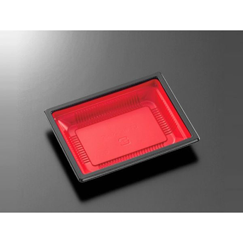 中央化学 弁当容器 CT WF-26-27 赤黒-BK 本体L画像