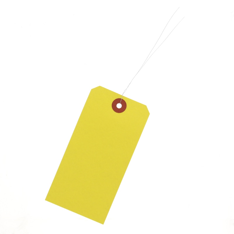 荷札　２号　６０×１２０　黄