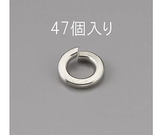 M 6 スプリングワッシャー(ｽﾃﾝﾚｽ製/47枚)
