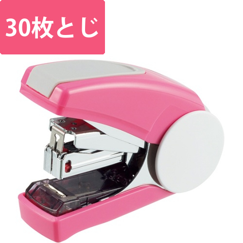 ステープラ　かるホッチ　30枚とじ　ピンク　1個画像