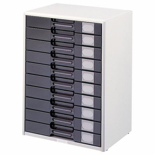 ﾚﾀｰｹｰｽ 横型ｶﾄﾞ丸ﾀｲﾌﾟ A4 10段 1台画像