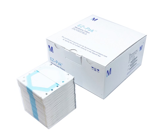 メンブレンフィルター緑色黒格子（メンブレンディスペンサーEZ-Pak（R）用）0.45μm　150枚×4組入画像