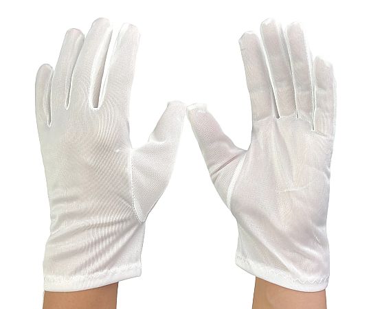 品質管理用手袋 M 1袋（12双入） 透明なパッケージに収められた手袋が12双並んでいる様子