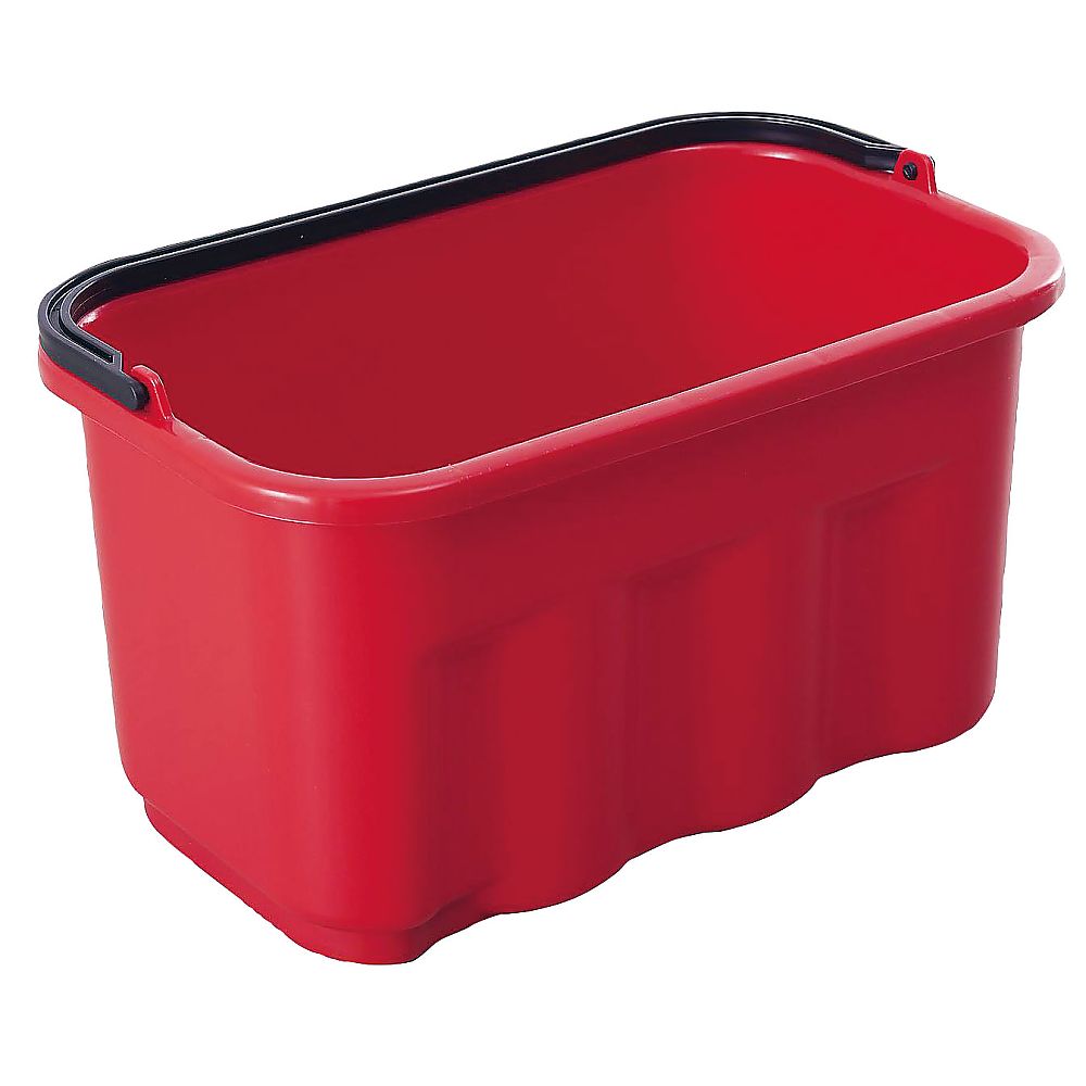 トラスト スクエアバケット 5264 9.5L レッド画像