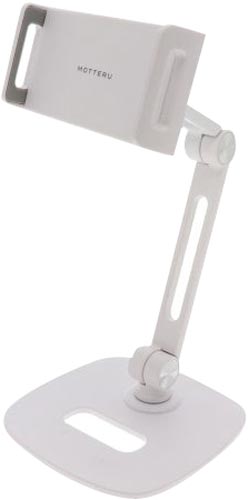 スマホ＆タブレット１３インチまで対応スタンド　ＷＨ画像