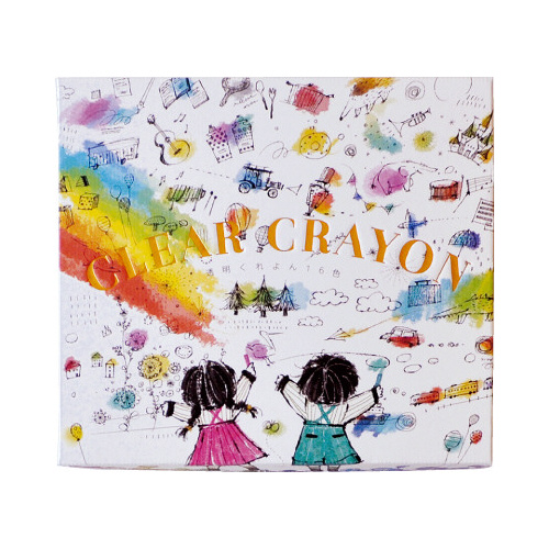 透明くれよん　１６色画像