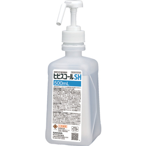 サラヤ　速乾性手指消毒剤　ヒビスコールＳＨ　５００ｍｌ画像