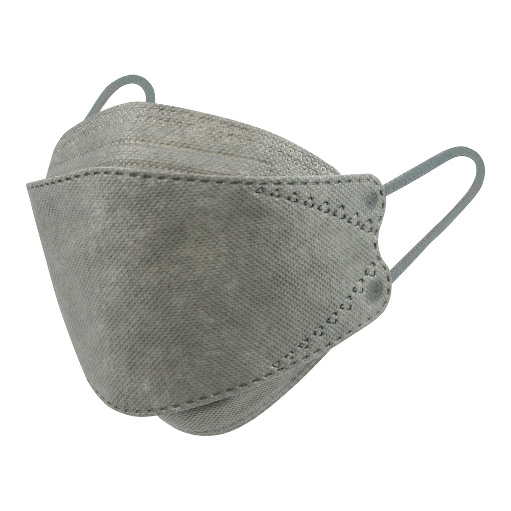 口元空間広々マスク ダークグレー 20枚入画像