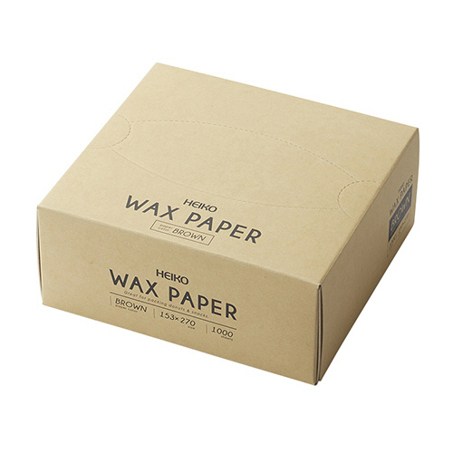 ﾜｯｸｽﾍﾟｰﾊﾟｰ 小 茶 1ｾｯﾄ(10000枚:1000枚×10箱)画像