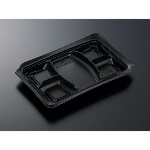 中央化学 軽食容器 CT ゆう 25-17H2 BK 本体画像