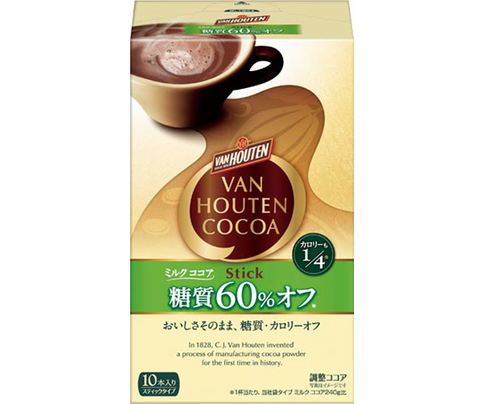 バンホーテンミルクココア　糖質60％オフ　10P画像