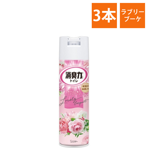 トイレの消臭力スプレー　ラブリーブーケ　365mL　1セット(3本)画像