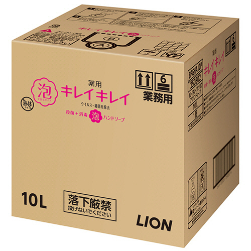 ｷﾚｲｷﾚｲ 薬用 泡ﾊﾝﾄﾞｿｰﾌﾟ ｼﾄﾗｽﾌﾙｰﾃｨの香り 業務用 10L 1箱画像