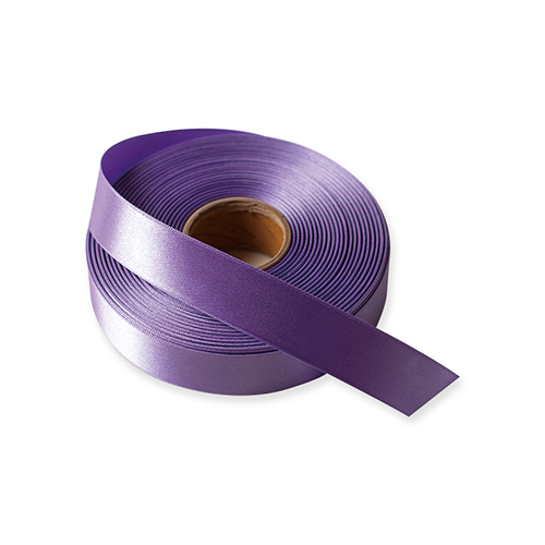 星野 リボン ラスターサテン 25mm幅×45m巻 322073 ラベンダー 1巻画像