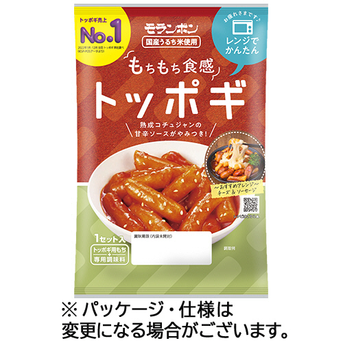 ﾄｯﾎﾟｷﾞ 145g(ﾄｯﾎﾟｷﾞ用もち100g､専用調味料45g) 1ﾊﾟｯｸ画像