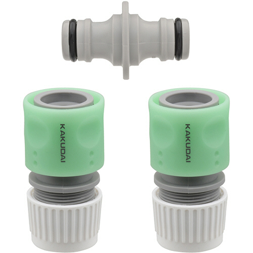 GAONA ﾆｯﾌﾟﾙｾｯﾄ ﾎｰｽ延長用 ﾎｰｾﾝﾄﾞ付き ﾜﾝﾀｯﾁ接続 1組画像