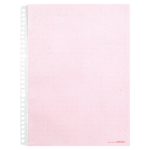 ｶﾗｰﾍﾞｰｽﾎﾟｹｯﾄ A4ﾀﾃ 2･4･30穴 赤 1ﾊﾟｯｸ(10枚)画像