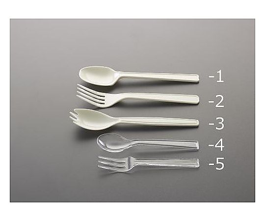 160mm プラスチックフォーク(アイボリー/100本)