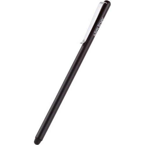 スマートフォン用　スリムタッチペン　ブラック画像