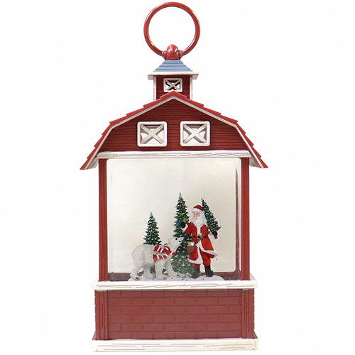 ﾊﾞﾌﾞﾙLEDﾗｲﾄ ﾊｳｽ型ｻﾝﾀ(ｵﾙｺﾞｰﾙ8曲) 1個画像