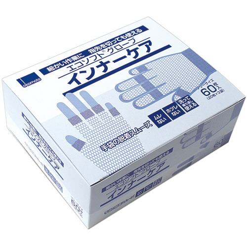 ｴｺｿﾌﾄｸﾞﾛｰﾌﾞ ｲﾝﾅｰｹｱ 1ﾊﾟｯｸ(60枚)