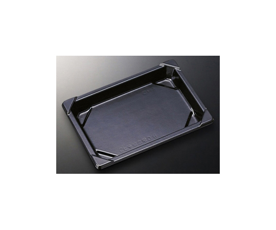 寿司容器 CF寿司容器L 0.8 黒-BL 身 1200枚画像