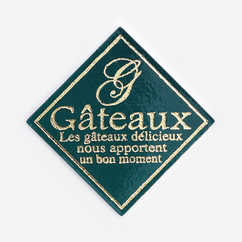 ３５５ケーキピック　角Ｇ－３（緑）画像