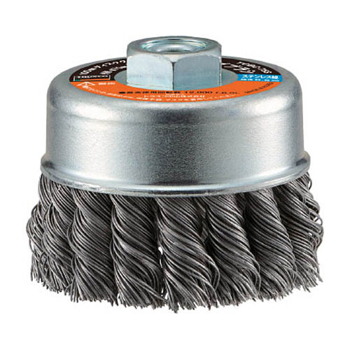 電動工具用ﾂｲｽﾄｶｯﾌﾟﾌﾞﾗｼ Φ75 SUS0.5 1個画像