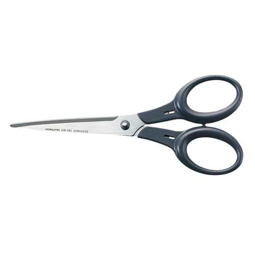 ﾊｻﾐ(ﾃﾋﾟﾀ)左右対称ﾀｲﾌﾟ 中 全長165mm 刃渡り75mm 黒 1ｾｯﾄ(10本)画像